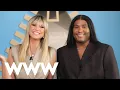Download Lagu Heidi Klum blikt terug op haar Project Runway Fashion met Law Roach | Who What Wear