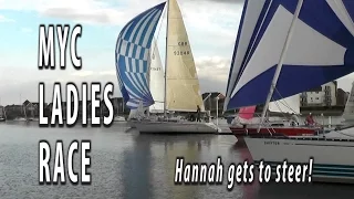 S2E16 Round the cans yacht racing. This weeks its the ladys race so Hannah gets to sail