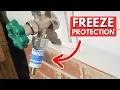 Freeze Miser Faucet Protector Cheap Insurance Against Frozen Pipes