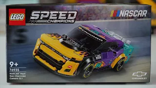 LEGO Speed Champions 76935 NASCAR Next Gen Chevrolet Camaro ZL1 - LEGO Speed Build Review