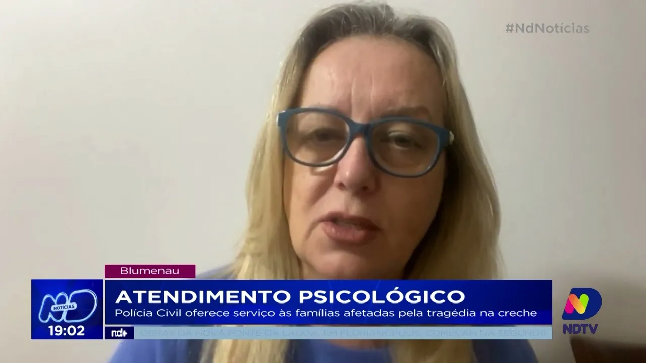Polícia Civil oferece serviço às famílias afetadas pela tragédia na creche de Blumenau