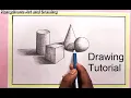 How to Shade Basic Forms shade 3d - Pencil Tutorial