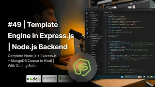 NodeJS Tutorial in Hindi Template Engine in Express js Node js Backend