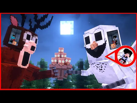 Video Thumbnail: 10 YOUTUBER PRANK 99 HARI JADI HANTU RUSA DEER DAN OWL LINGKARAN MERAH DI MINECRAFT !