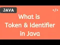 What is Token Identifier in Java Hindi Java Tutorials for Beginners 2020