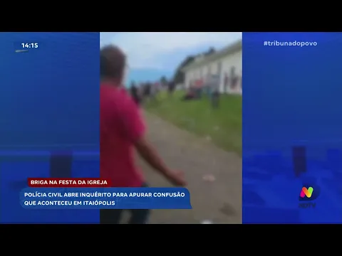 Festa de igreja acaba em confusão: polícia investiga briga generalizada com abertura de inquérito