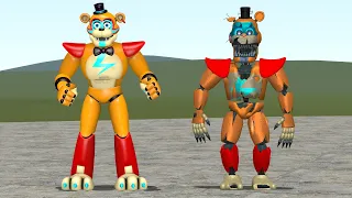 NEW NIGHTMARE GLAMROCK FREDDY ANIMATRONIC In Garry s Mod Five Nights at Freddy s Security Breach