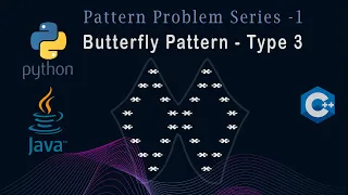 Hollow Butterfly With Double Joint Java C Python Detailed Explain Pattern Problem - 12