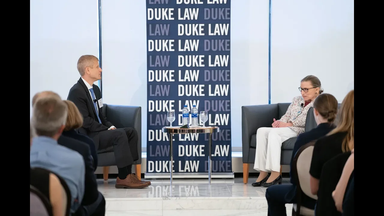 Justice Ruth Bader Ginsburg discusses the 2017-18 Supreme Court term
