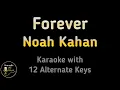 Download Lagu Noah Kahan - Forever Karaoke Instrumental Lower Higher Female \u0026 Original Key