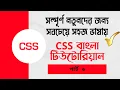 CSS bangla tutorial part 6
