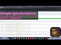 Splunk SIEM Basics - Web Log Queries Client IP Analysis LetsDefend Tutorial