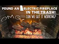 EP12 Curb Find Electric Fireplace bypassing the control board Whats inside Twin Star Fireplace