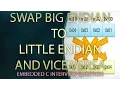 Swap Endianness Endian conversion tool Embedded C Program