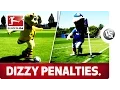 Dizzy Penalties Mascot Matchup - Dortmund’s Emma vs. Schalke’s Erwin