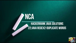 22 Java Regex 2 Duplicate Words Hackerrank java solutions