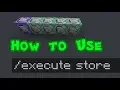 How to use execute store Minecraft 1 13 Command Tutorial