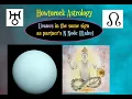 North Node conjunct partner s Uranus in Synastry Tropical Vedic