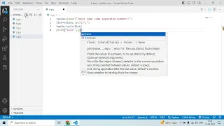 Python program inputs comma-separated numbers from the user and generates a list and a tuple numbers