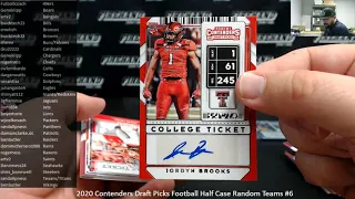 2020 2020 Contenders Draft Picks Football Half Case Random Teams