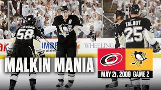 FULL REPLAY Malkin Playoff Hatty Hurricanes Penguins 2009 Stanley Cup Playoffs