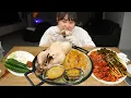 Download Lagu 초초간단 전기밥솥 누룽지 닭백숙 만들기🍗전복 넣고 제대로 몸보신 했습니다! 삼계탕 먹방 Dak-baeksuk MUKBANG