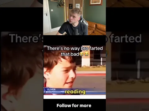 There’s no way bro farted that bad 😭