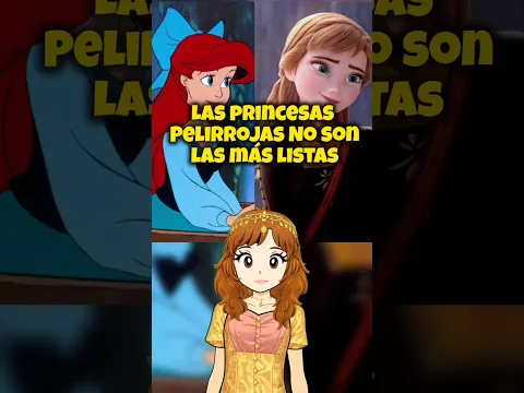 Disney y sus princesas pelirrojas… 🤦♀️👑 #Disney #Princess #silly
