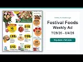 Festival Foods Weekly Ad 26 - 26 Top 10 Deals
