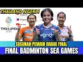 WASPADA! JADWAL FINAL BADMINTON SEA GAMES 2025 HARI INI #seagames