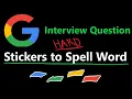 Stickers to Spell Word - DP Memoization