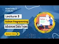 Python Data Types Lecture 3