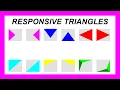 How to Make Responsive Triangles with Border Property - FOT