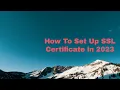 How To Setup SSL Certificate Using Letsencrypt in Amazon Linux 2 in 2023