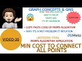 Min Cost to Connect All Points Prim s Algorithm META Graph Concepts Qns - 35 Leetcode-1584