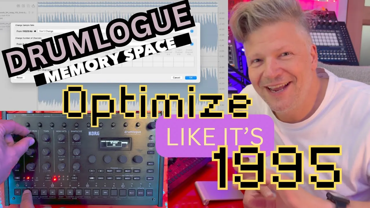 Drumlogue Sample memory, optimize like it's 1995