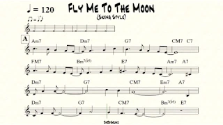 Download Fly Me To The Moon / Backing Track (Swing Style BPM 120) MP3