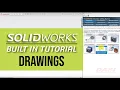 Getting Started Lesson 3 Drawings SOLIDWORKS Built-In Tutorials
