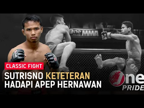 Mendebarkan! Sutrisno Sampai Kewalahan Ladeni Pemainan Apep Hernawan | Classic Fight One Pride MMA