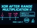 XOR After Range Multiplication Queries II Q4 - Contest Leetcode 3655