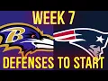 Defenses ST To Start Week 7 Fantasy Football