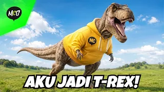 Mister Berubah Jadi T-Rex di Zaman Dinosaurus!