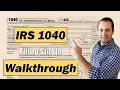 2023 IRS Form 1040 Walkthrough Single No Dependents