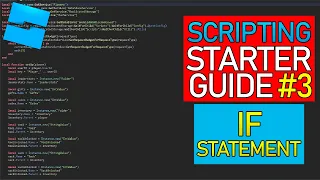 If Statements Roblox Scripting Starter Guide Ep 3