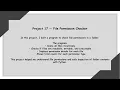 File Permission Checker Python File Automation Project 17