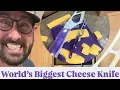 World s Biggest Cheese Knife Purple Cutco Cheese Knife