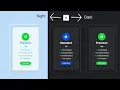 How To Toggle Between Dark and Light Mode Pricing Table Using HTML CSS Javascript
