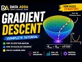 Gradient Descent Explained Step-by-Step Machine Learning Tutorial for Beginners Data Adda