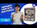Un ARMARIO PORTATIL para tener tu ROPA siempre ordenada