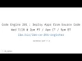 IBM Code Engine 101 Run Your Code Containers Batch Jobs